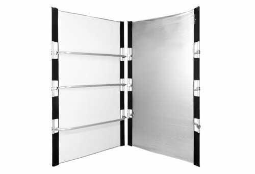 Fomex PBR1521 Peri Bounce Reflekör (Ladder) Silver-Gold Stripe/  Silver-White Stripe 1.5x2.1 Metre Kit