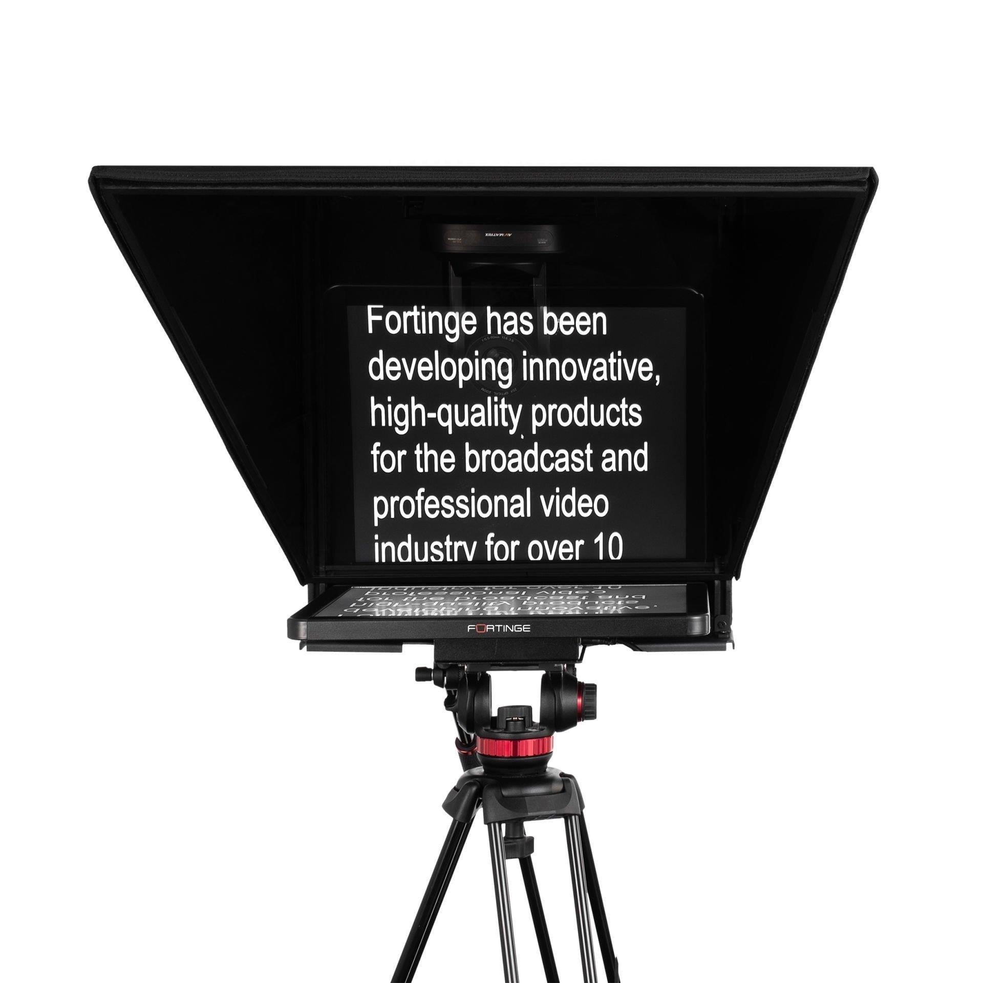 Fortinge ROBO19'' PTZ Kameralar için Stüdyo Teleprompter