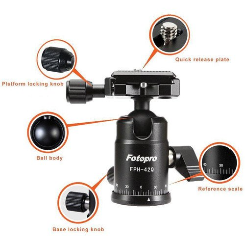 Fotopro X-GO Mini Karbon Tripod