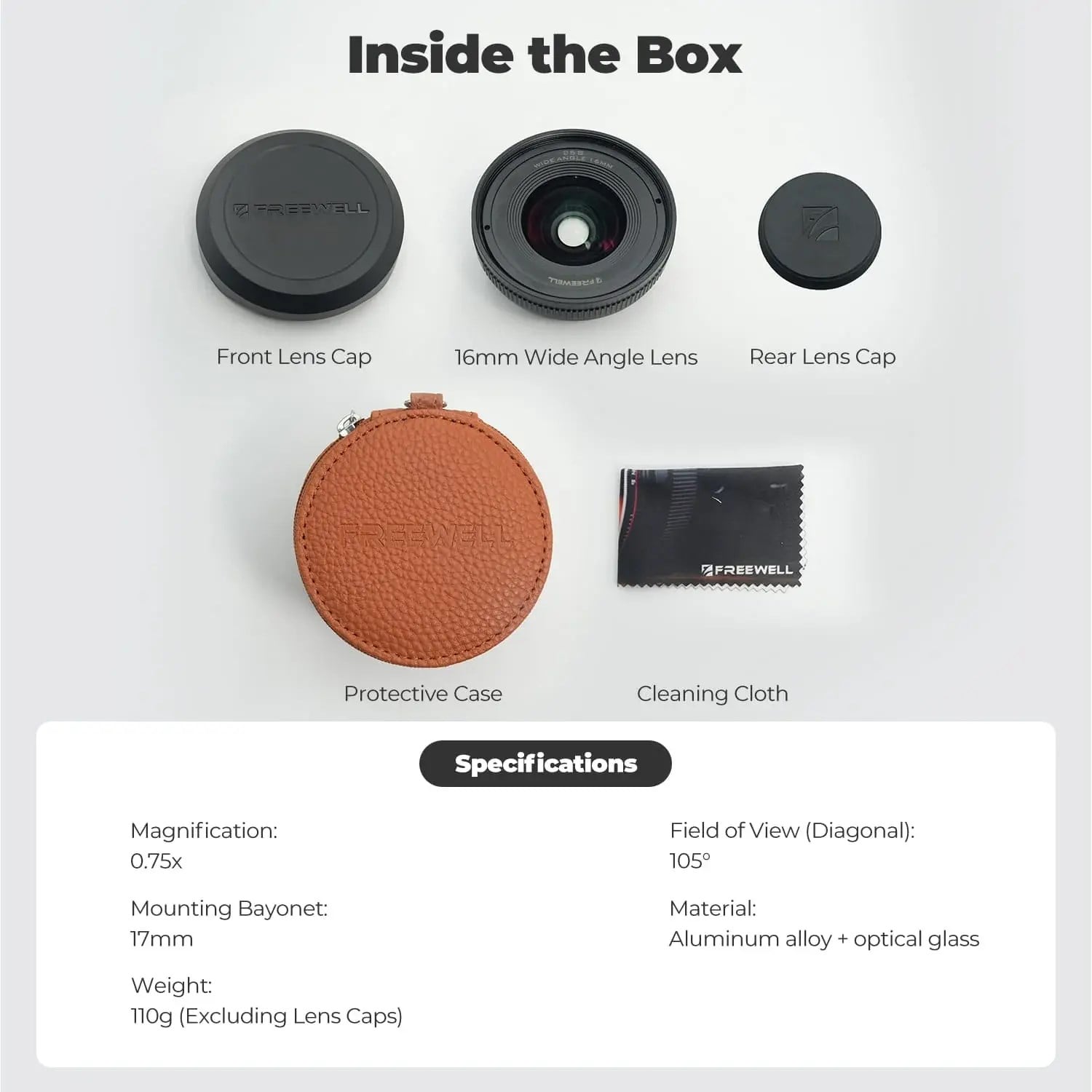 Freewell 16mm Wide Angle Lens