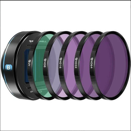 Freewell Anamorphic Lens for the iPhone 13 and 14 (Blue)