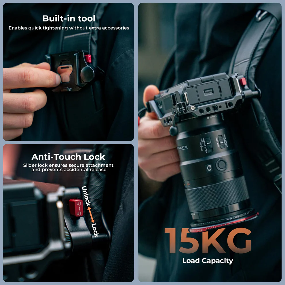 Freewell Backpack Quick Release Clamp