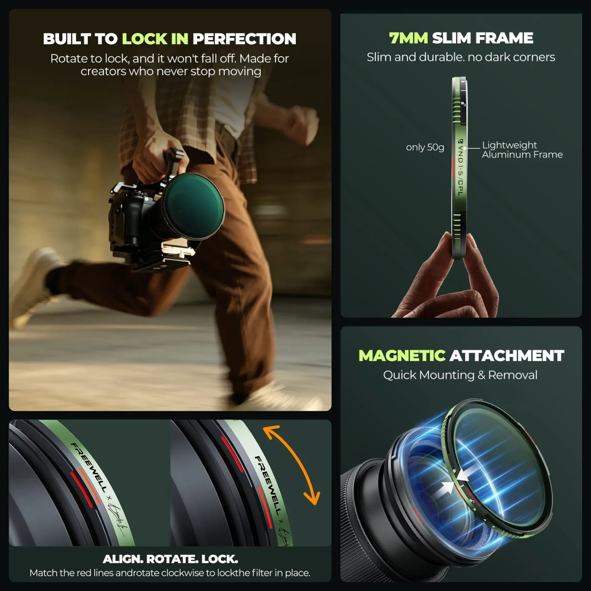 Freewell Brandon Li Variable ND/CPL Basic Kit - 82mm