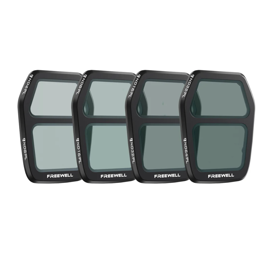 Freewell DJI Air 3S Bright Day Split ND/PL Filter Set