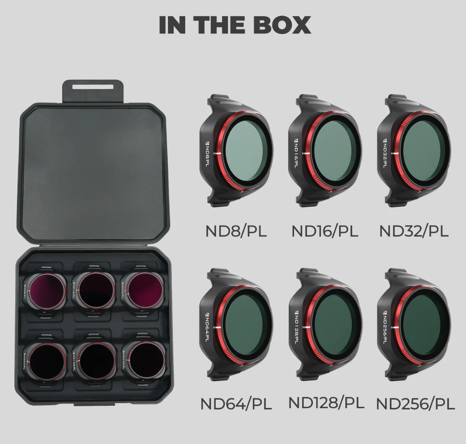 Freewell DJI Mini 5 Pro Filters Bright Day 6 Pack