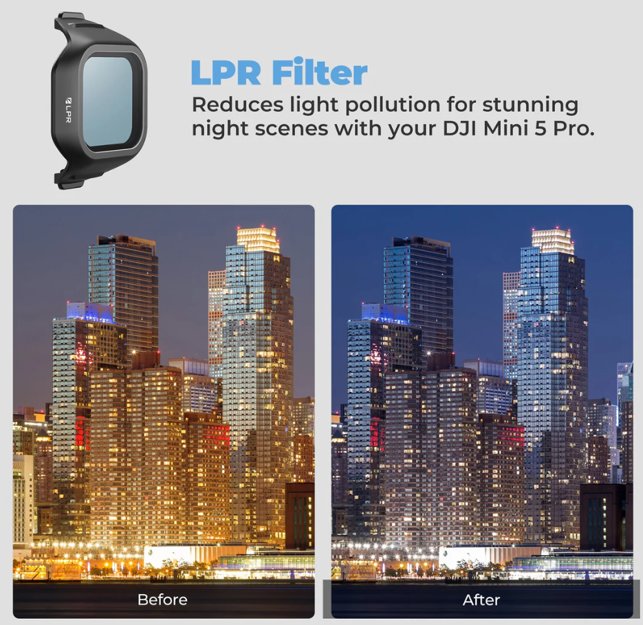 Freewell DJI Mini 5 Pro Light Pollution Reduction Filter