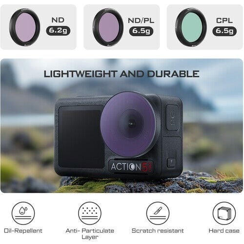 Freewell DJI Osmo Action 5 Pro Filters Mega 12Pack