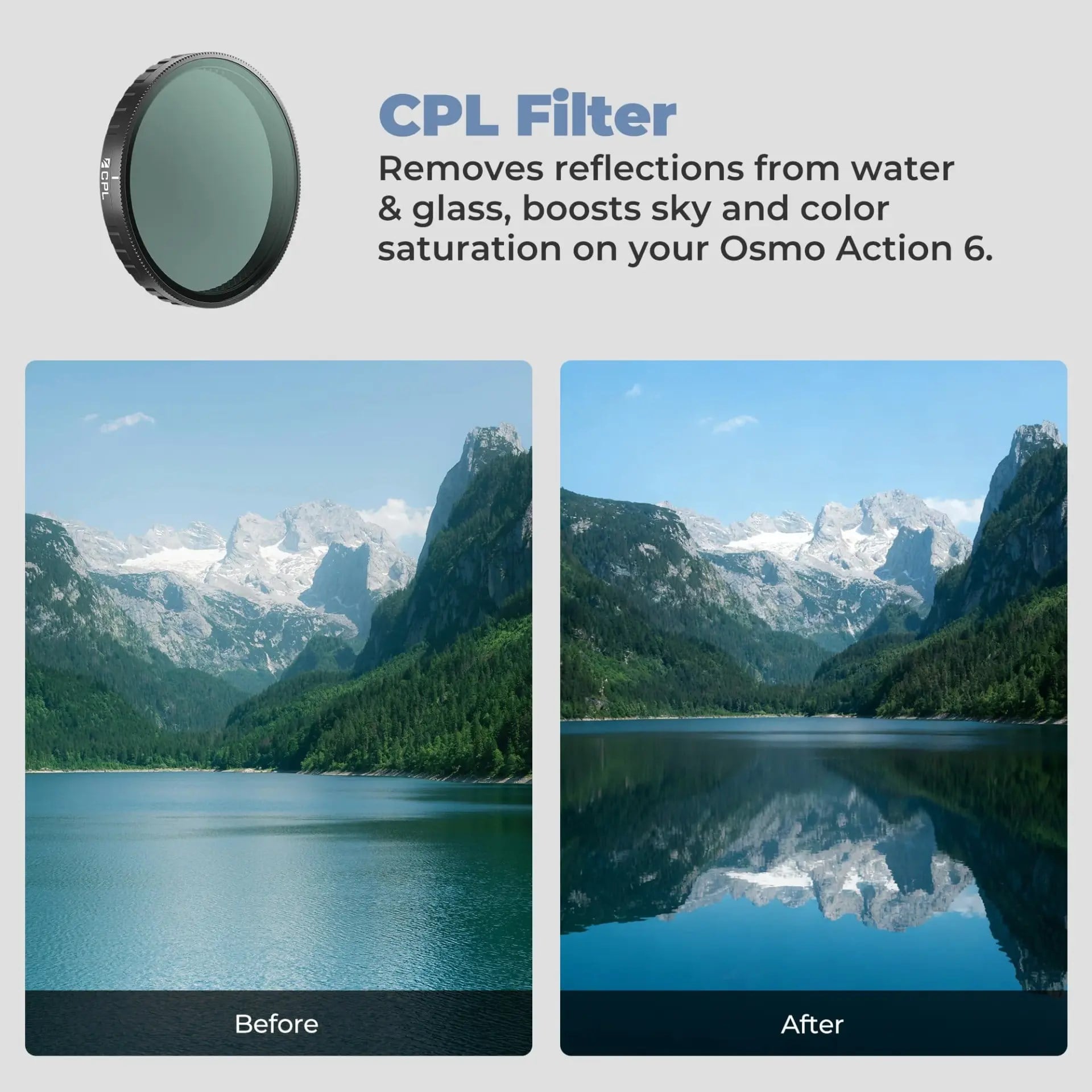 Freewell DJI Osmo Action 6 Circular Polarizer Filter