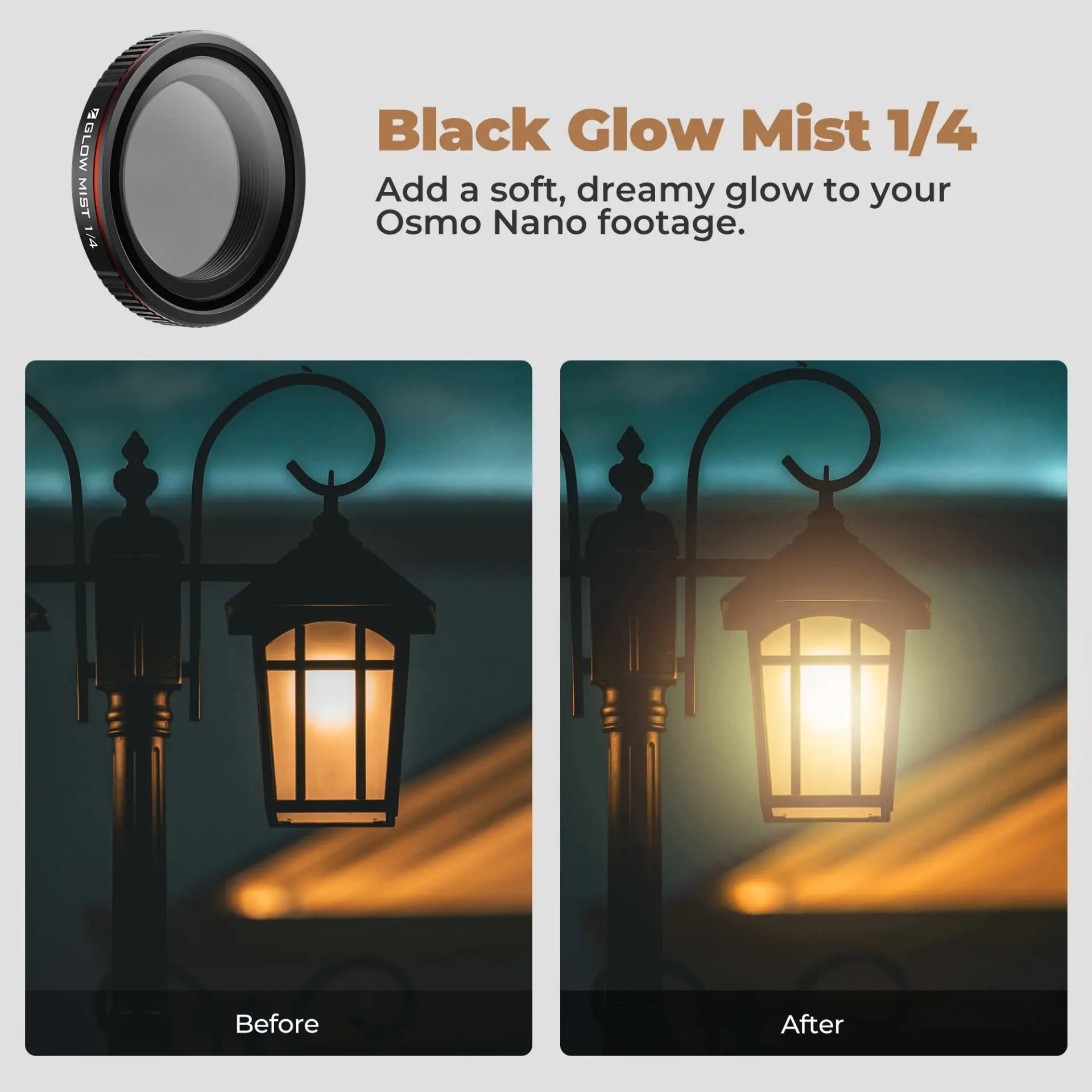 Freewell DJI Osmo Nano Black Glow Mist 1/4 Filter