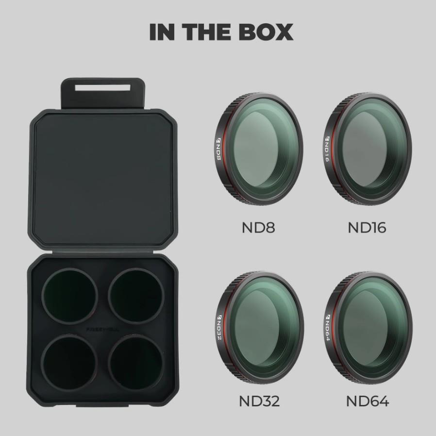 Freewell DJI Osmo Nano ND Filters 4 Pack - Standard Day