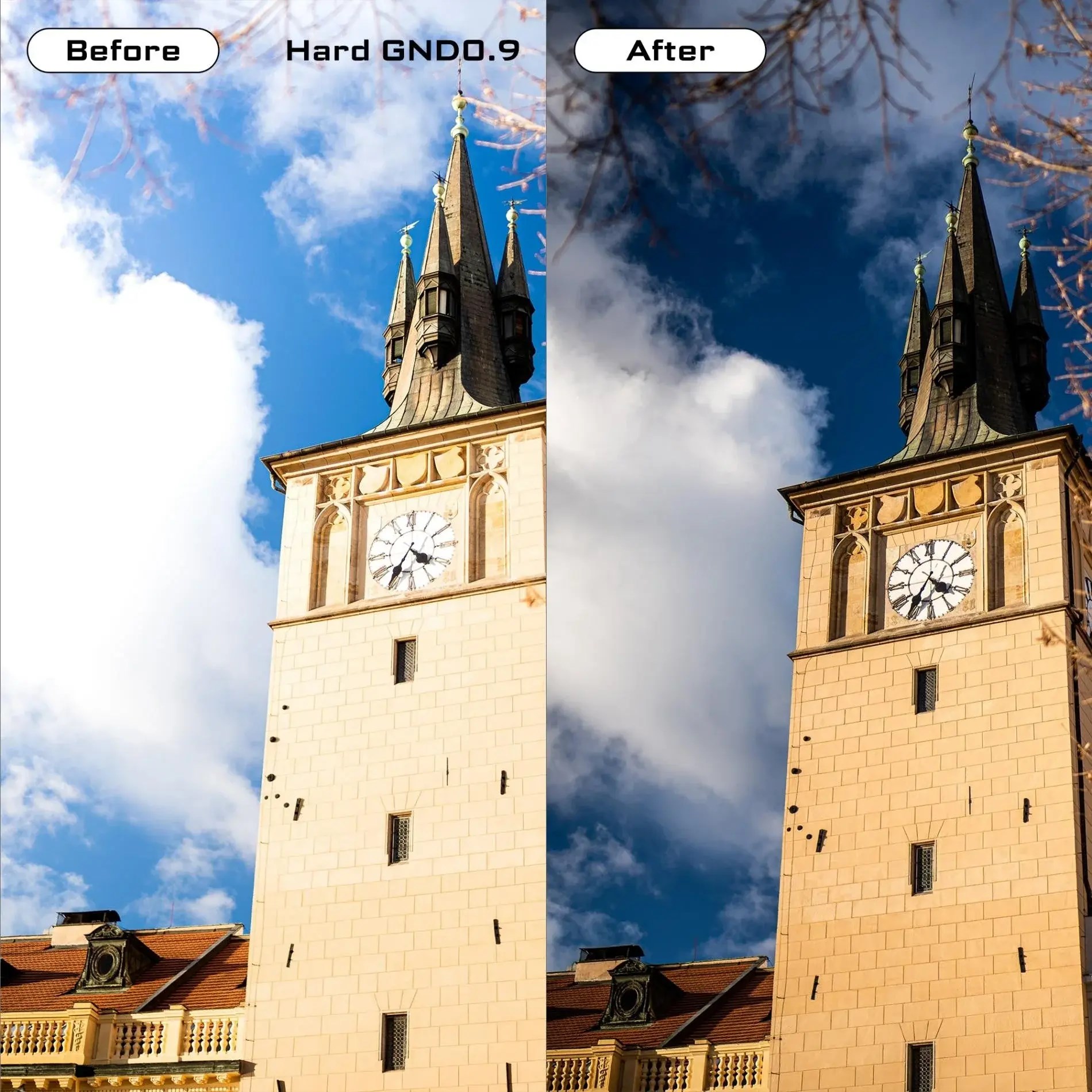 Freewell Eiger Matte Box Gradient GND0.9 Hard Edge Filter