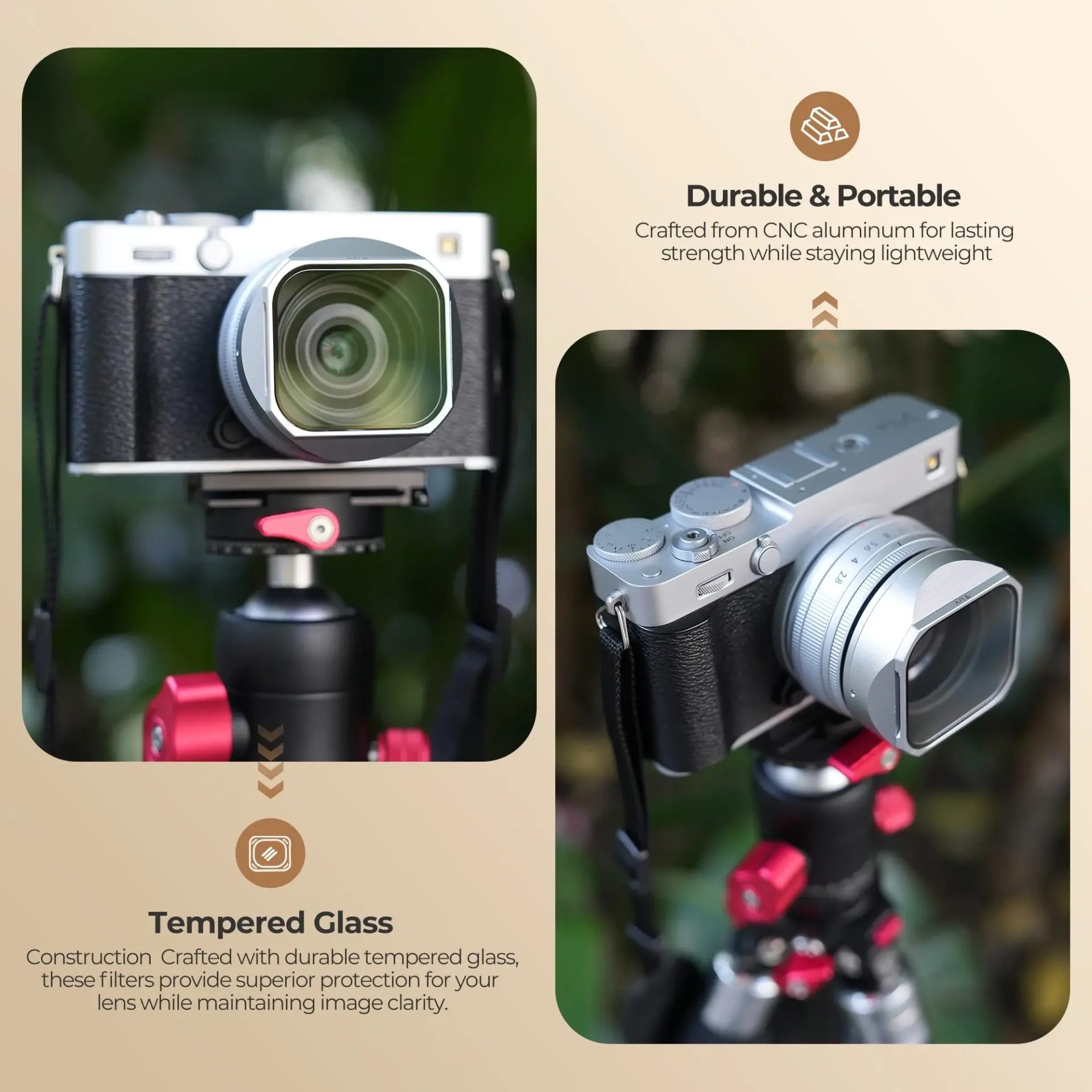 Freewell Fuji X-E5 Lens Hood (XF23mmF2.8) Gri