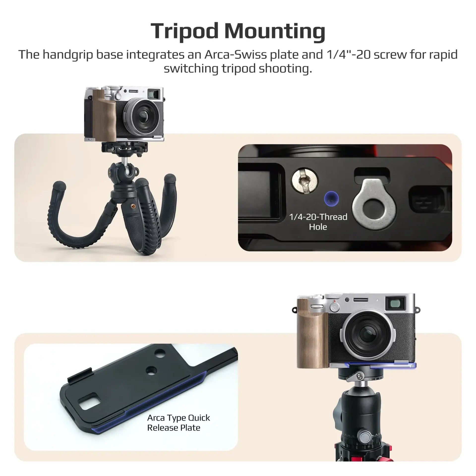 Freewell Fuji X100VI L Bracket Premium Grip