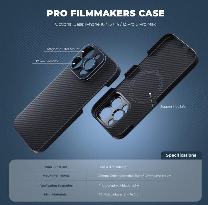 Freewell iPhone 16 Pro Max Filmmaker Case