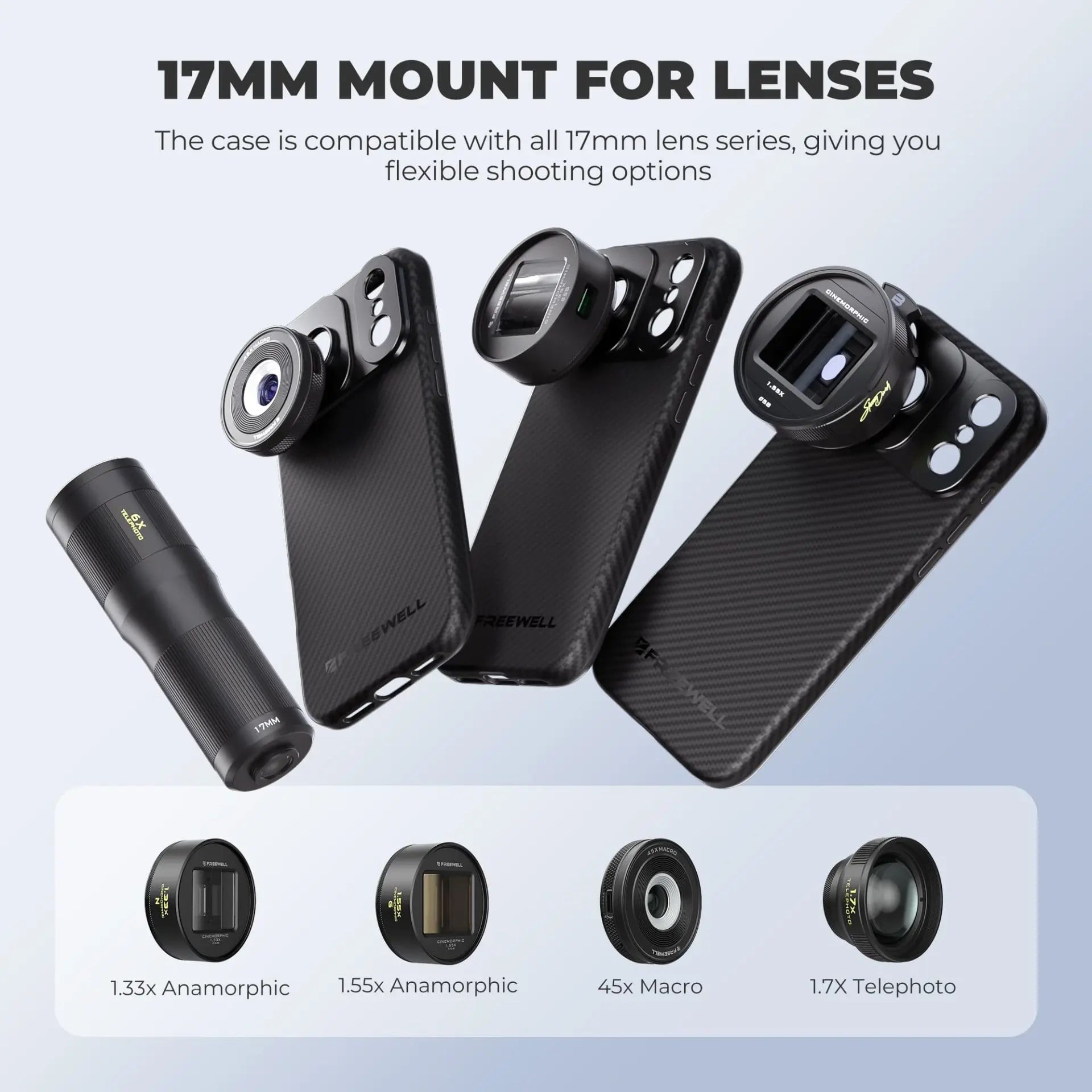 Freewell iPhone 17 Pro Pro Filmmaker Kevlar Kılıf