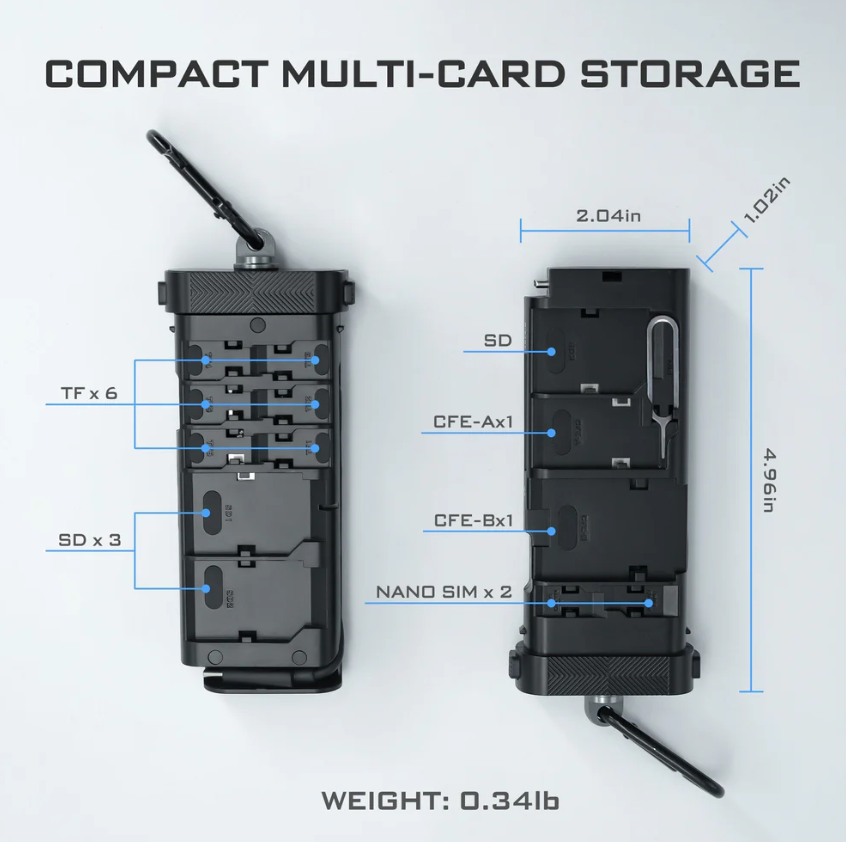 Freewell Pro Card Reader CF A/B, SD, TF