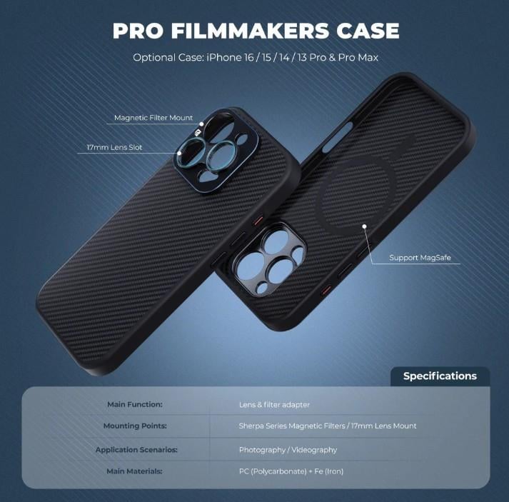 Freewell Pro Filmmaker Case for iPhone 17 Pro Max