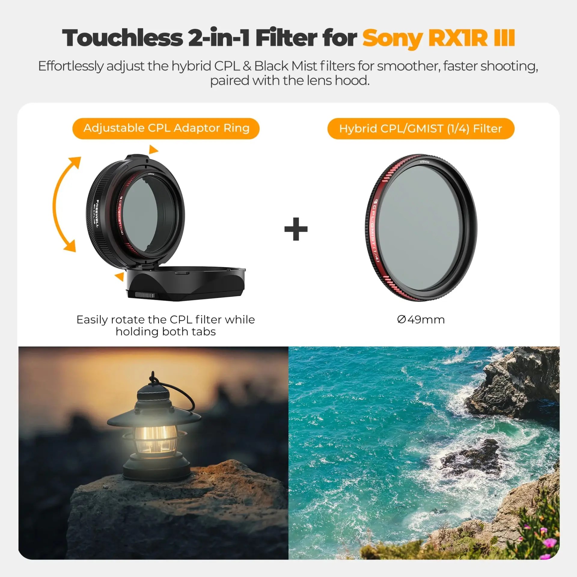 Freewell Sony RX1R III The Real Lens Hood