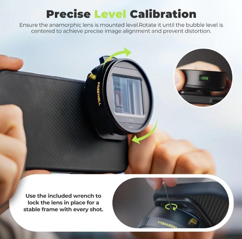 Freewell Steven Divish 1.33x Pro Cine Anamorphic 3 in 1
