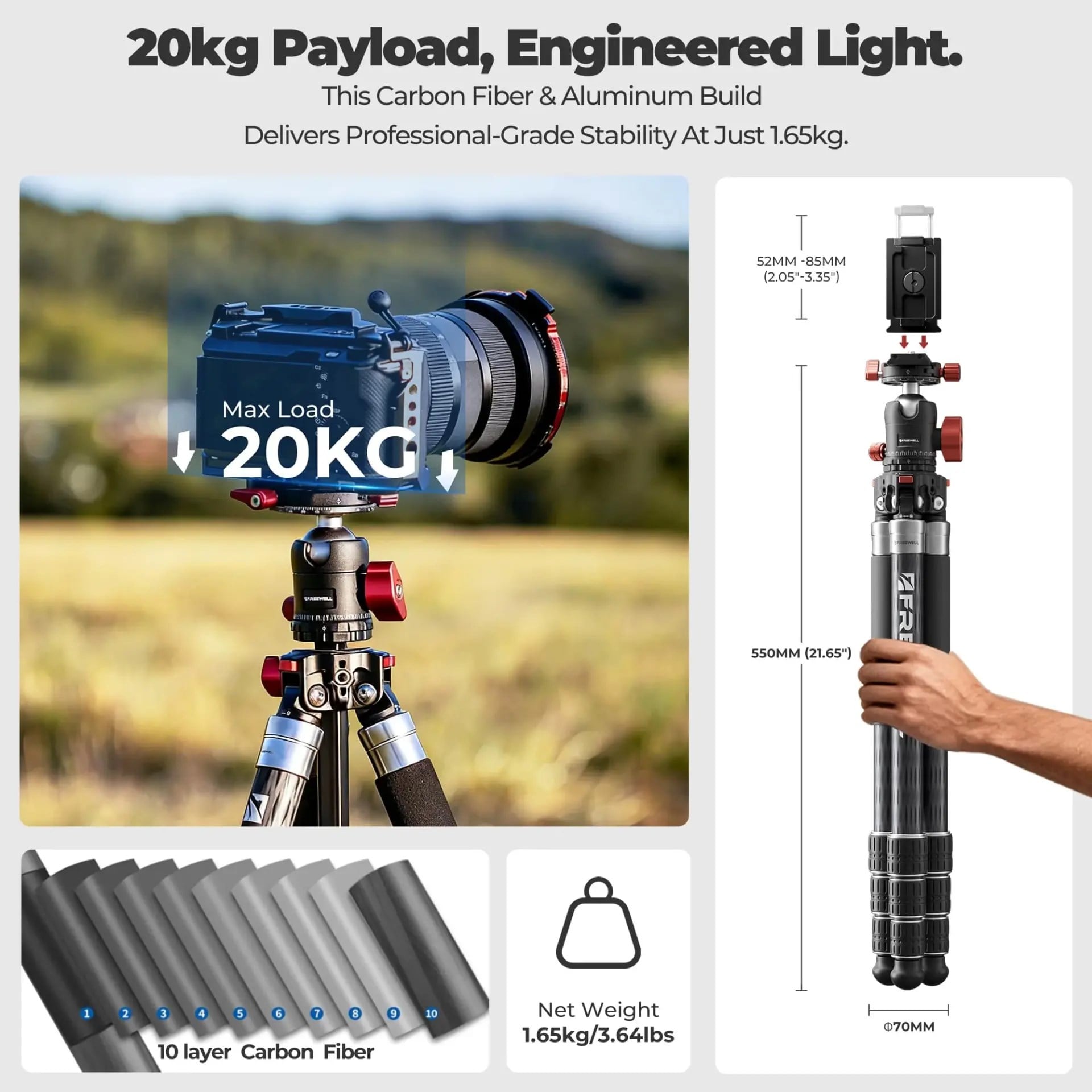 Freewell The Real Multi Tripod 5 in 1