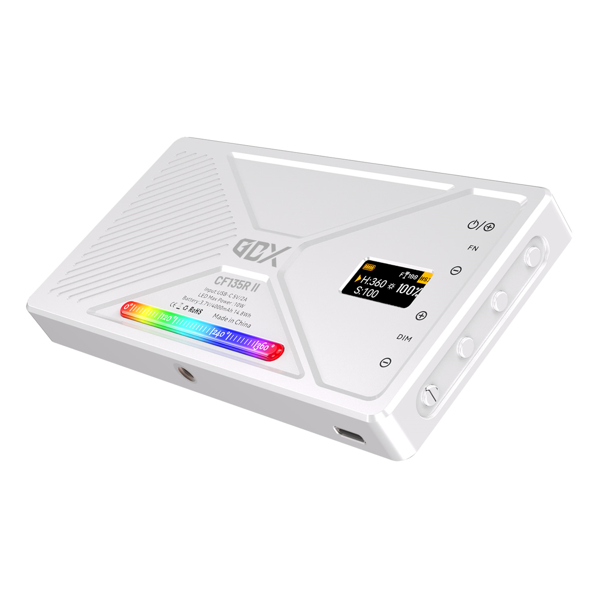 GDX CF-135 II RGB Mini Mobil Fotoğrafçılık ve Video 10W Led Dolgu Işığı
