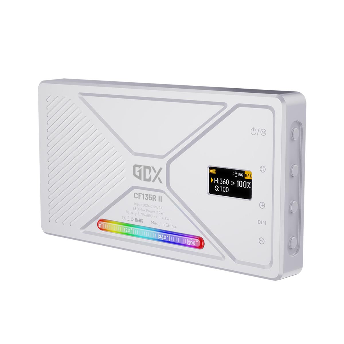 GDX CF-135 II RGB Mini Mobil Fotoğrafçılık ve Video 10W Led Dolgu Işığı