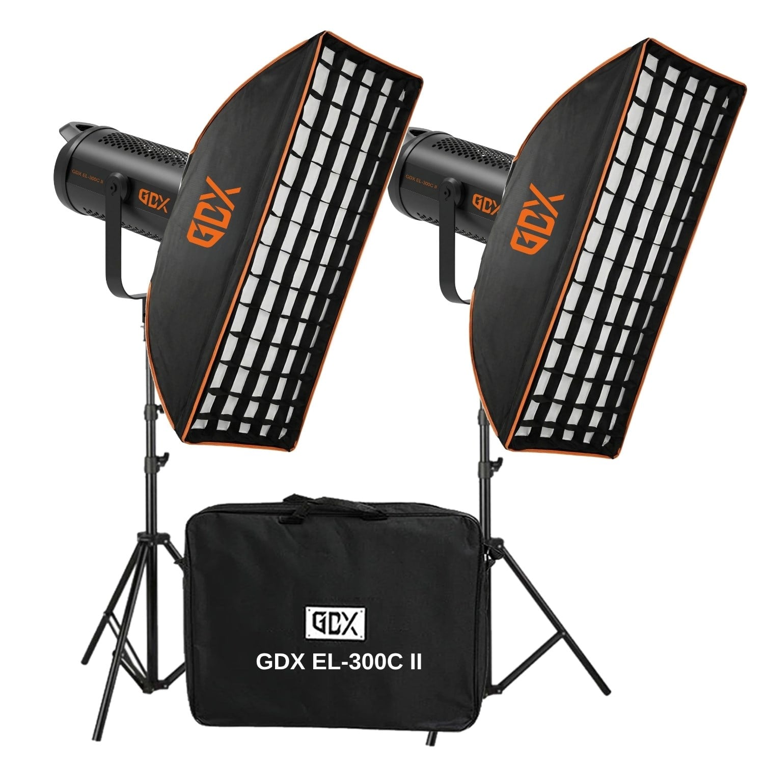 GDX EL-300C II Video ve Fotoğraf Sürekli Işık İkili Set