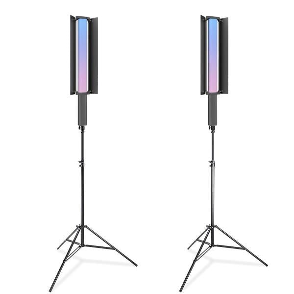 Gdx LP550 RGB Fotoğrafçılık ve Video için Renkli Işık Çubuğu İkili Set
