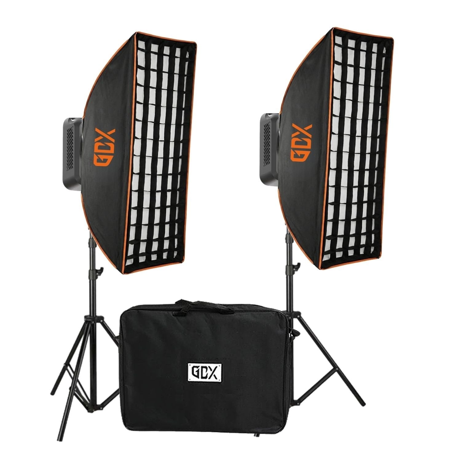GDX ML-200R II RGB Sürekli Işık Seti 2’li – 200W Profesyonel Video & Fotoğraf Aydınlatma Kiti (Softbox + Tripod + Çanta)
