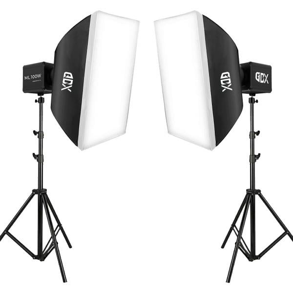 Gdx ML100 Bicolor 60x90 SoftBox Video ve Ürün Çekim İkili Işık Seti