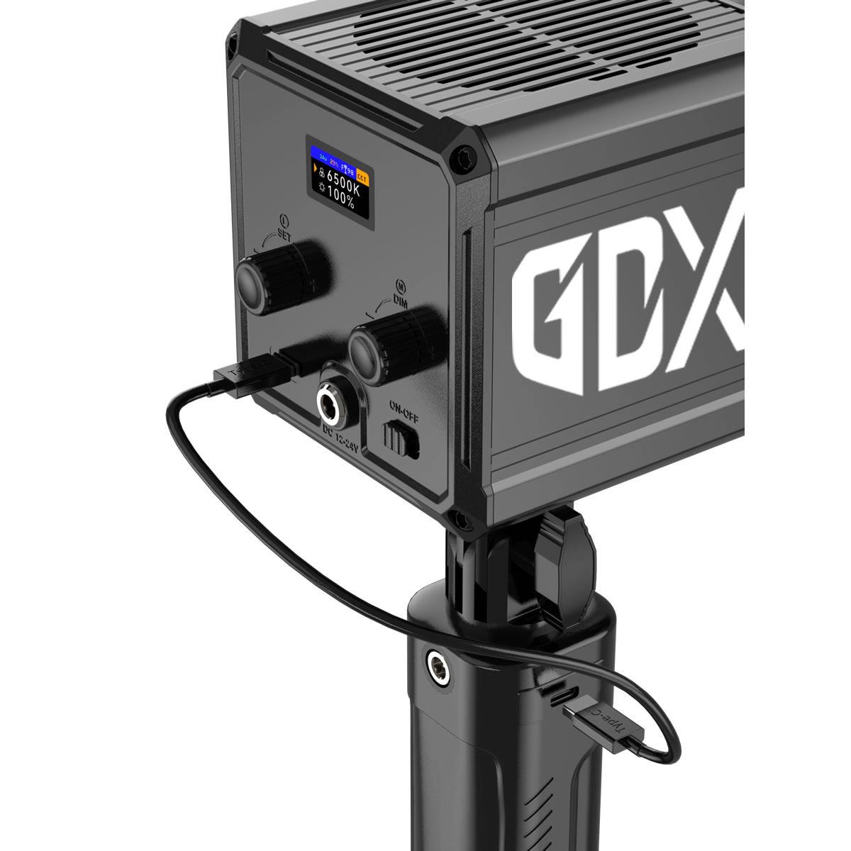 Gdx ML100W Bicolor Video Led Sürekli Işık + El Tipi Powerbank Tripod Batarya
