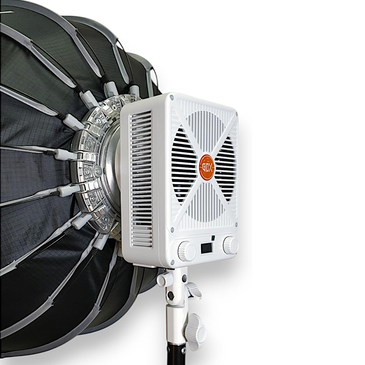 Gdx ML230W Bicolor Video Led 65cm Parabolic Softbox 260cm Işık Ayaklı İkili Sürekli Işık Seti