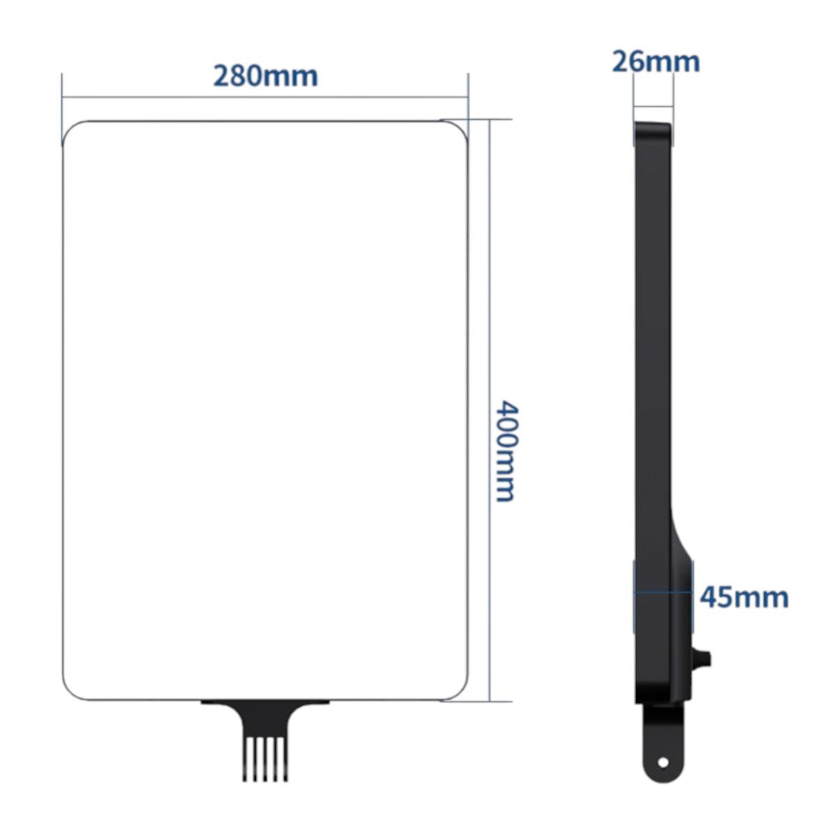 Gdx P300T BiColor Profesyonel Üçlü Youtube Yemek Videosu Makyaj Kuaför Işığı 80 Watt LED Video Panel Sürekli Işık