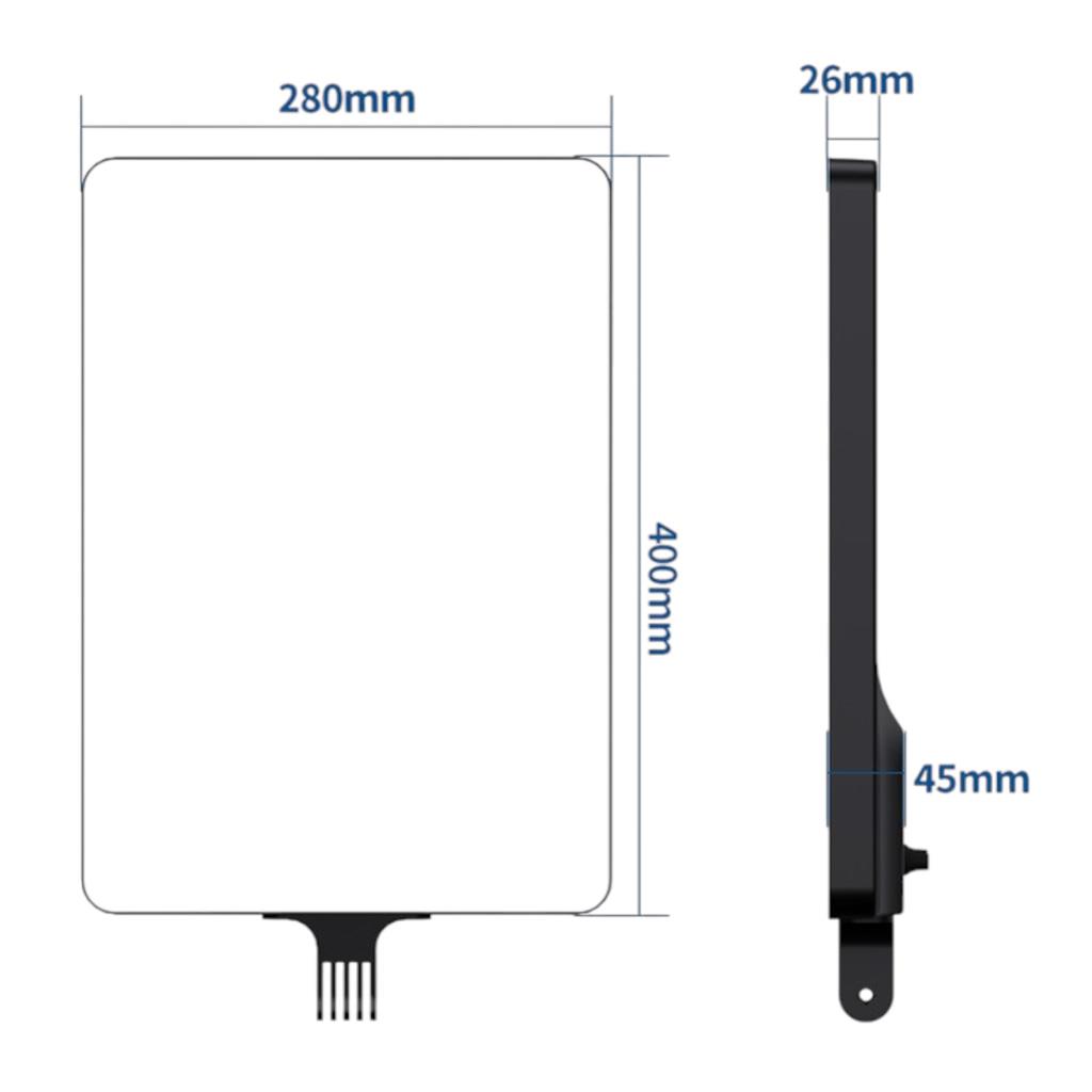 Gdx P300TS BiColor Fotoğrafçılık ve Stüdyo Aydınlatması 80 Watt LED Video Panel Sürekli Işık İkili Set