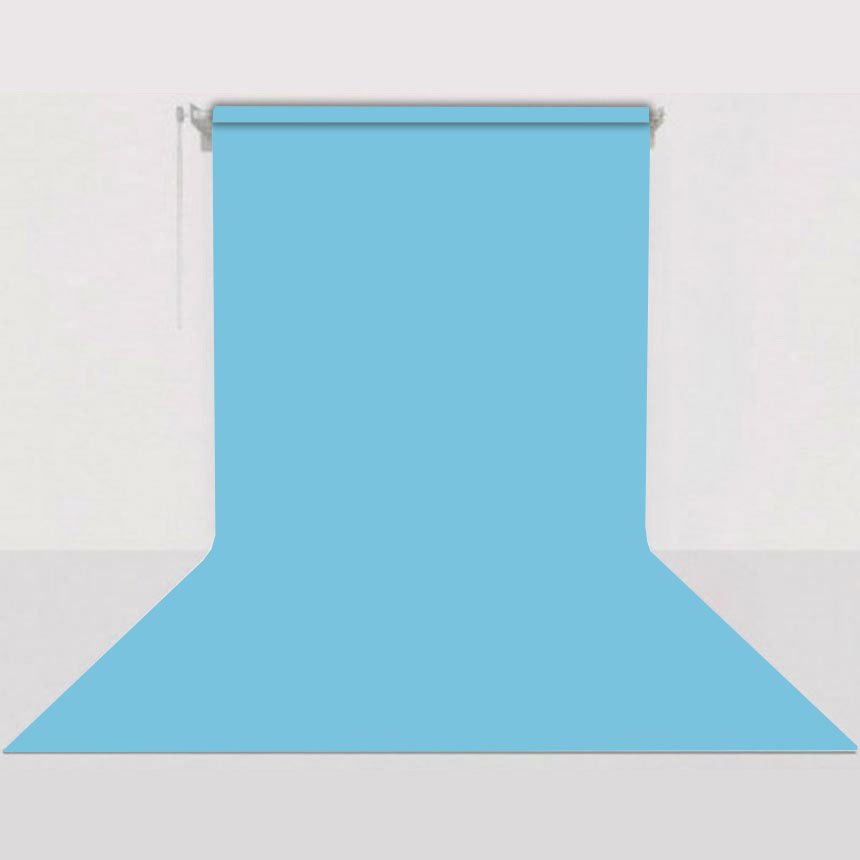 Gdx Sabit (Tavan & Duvar) Kağıt Sonsuz Stüdyo Fon Perde (True Blue) 2.70x11 Metre