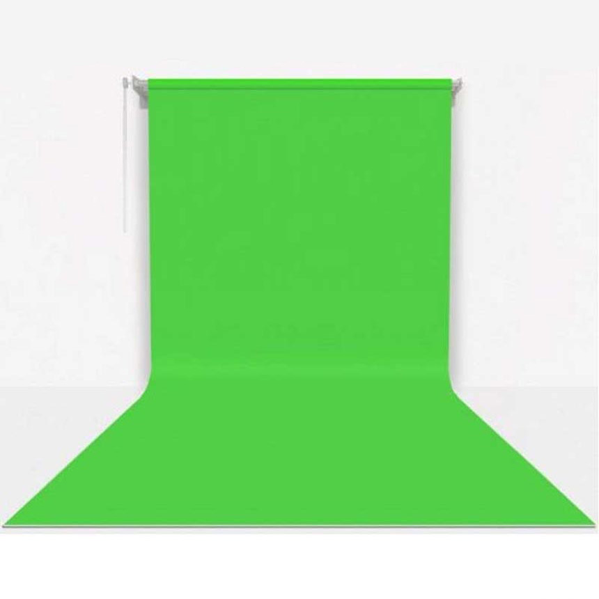 Gdx Sabit (Tavan & Duvar) Kağıt Sonsuz Stüdyo Fon Perde (Green/Yeşil) 2.70x11 Metre