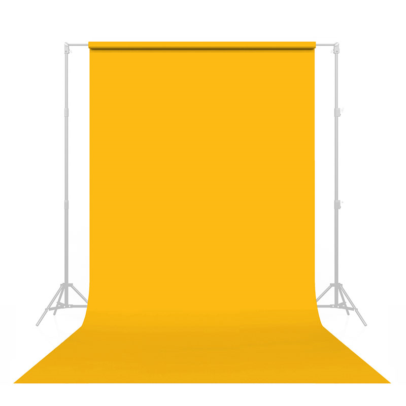GDX Seyyar Kağıt Sonsuz Stüdyo Fon Perde (Deep Yellow) 2.70x11 Metre