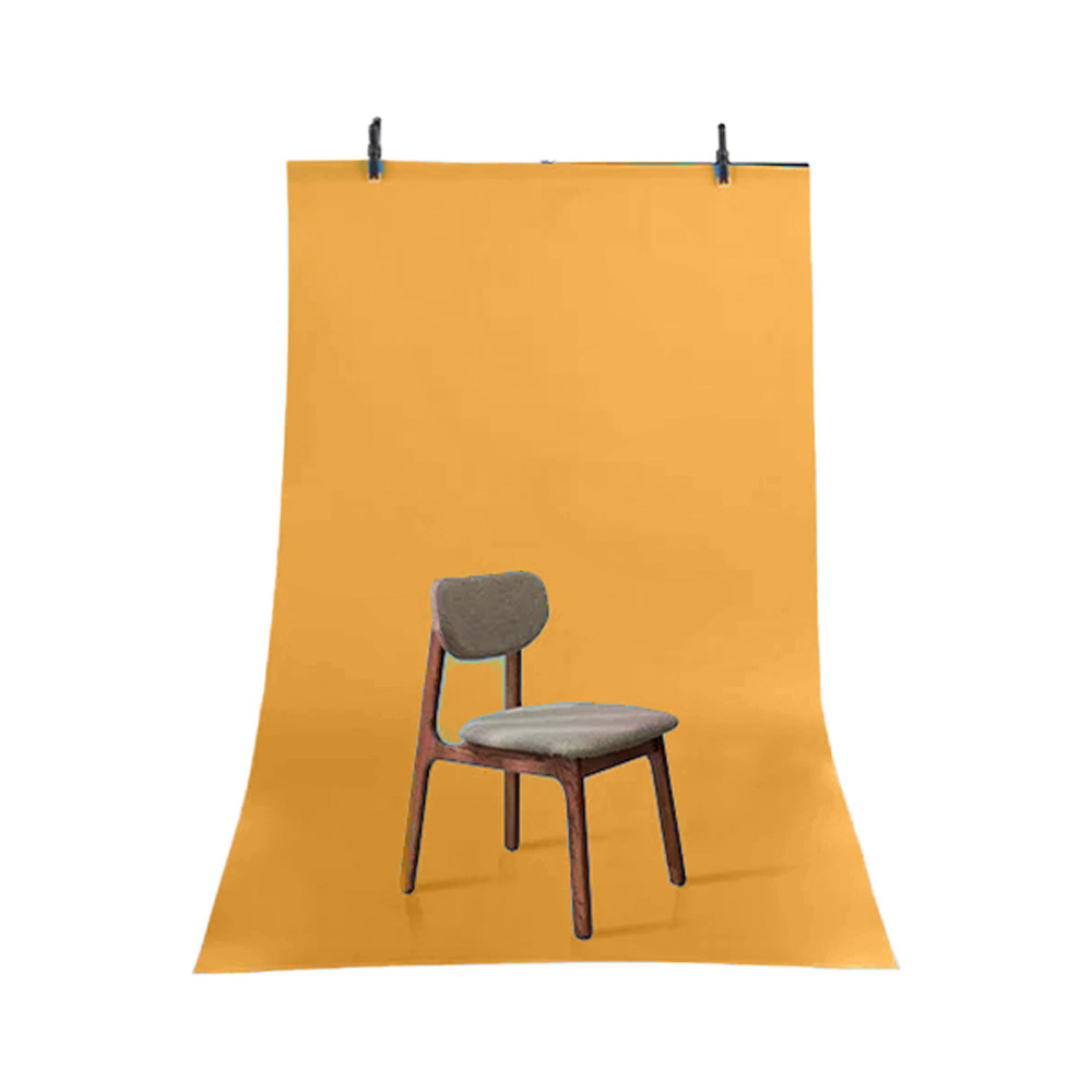 GDX Seyyar PVC Fon Perde Açık Turuncu - Orange 120cm x 200cm