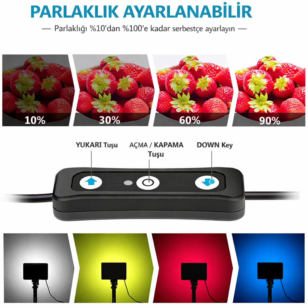 Gdx SFT-120C İkili Video Led Işığı