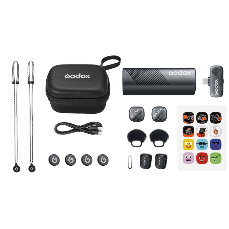 Godox Cube-S Kit 2 İkili Mikrofon Kiti (Type-C)
