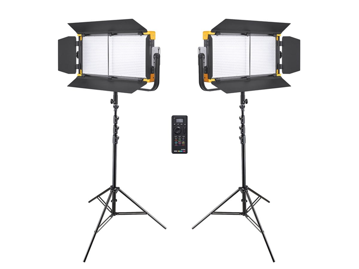 Godox LD150R 2'li RGB LED Panel Işık Kiti