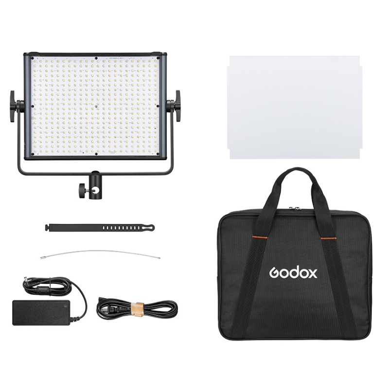 Godox LDX50Bi Bi-Color LED Panel Tekli Işık Kiti (Bataryalı)