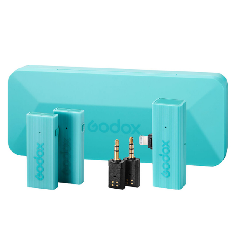 Godox MoveLink Mini Kablosuz Mikrofon Kit2 (Apple Uyumlu/Yeşil)