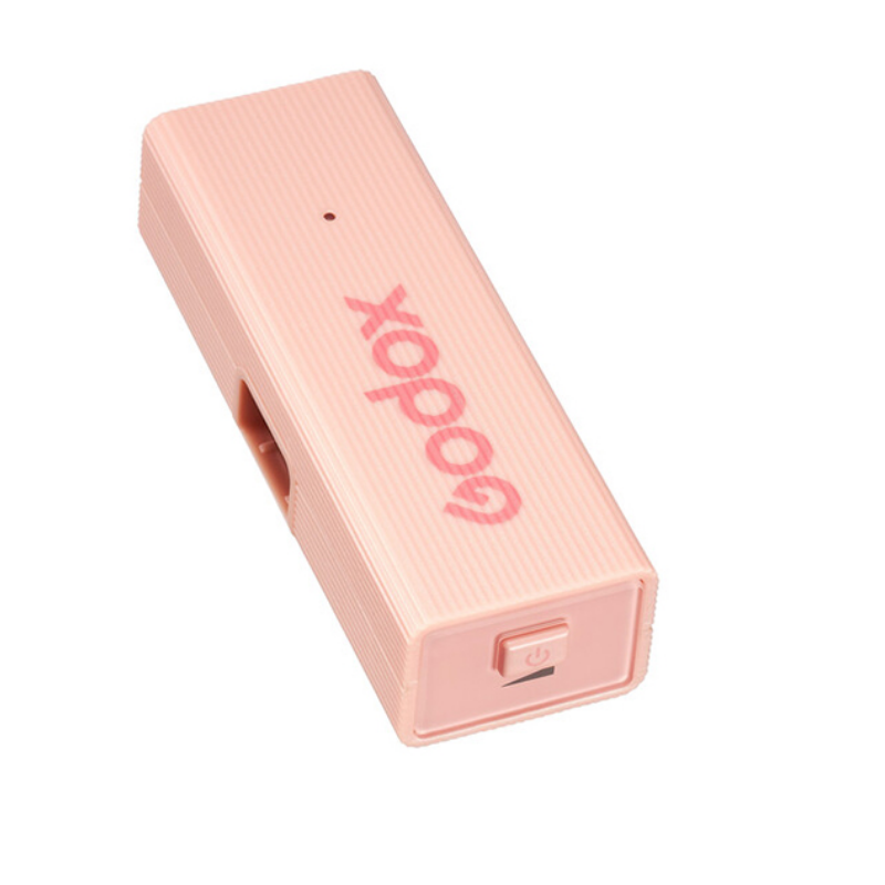 Godox MoveLink Mini Kablosuz Mikrofon Kit2 (Apple Uyumlu/Pembe)