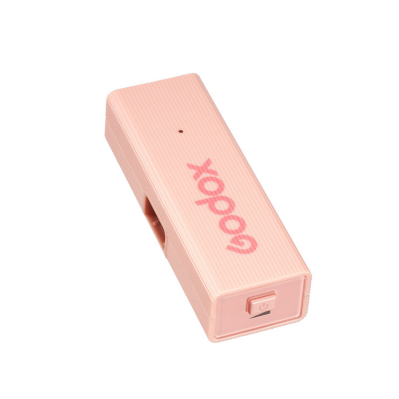 Godox MoveLink Mini Kablosuz Mikrofon Kit2 (Type-C Uyumlu/Pembe)