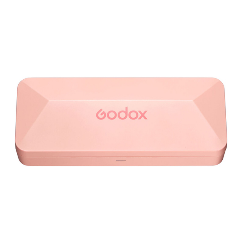 Godox MoveLink Mini Kablosuz Mikrofon Kit2 (Apple Uyumlu/Pembe)