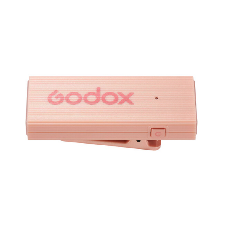 Godox MoveLink Mini Kablosuz Mikrofon Kit2 (Apple Uyumlu/Pembe)