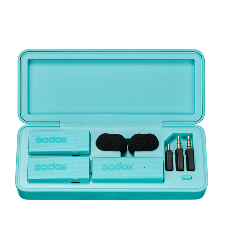 Godox MoveLink Mini Kablosuz Mikrofon Kit2 (Type-C Uyumlu/Yeşil)