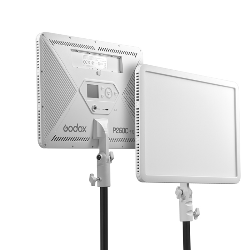 Godox P260C Pro Bi-Color LED Panel Video Işığı 2'li Kit