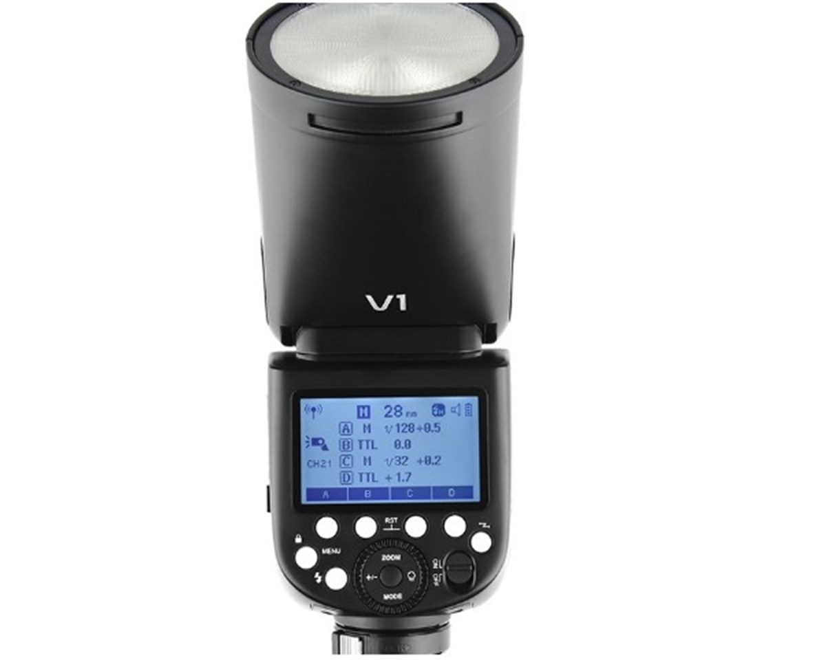 Godox V1 Canon Uyumlu Yuvarlak Kafa Flaş